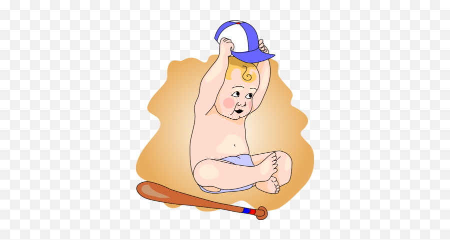Baseball Player Playing Baseball Clipart - Clipartix Happy Emoji,Baseball Clipart