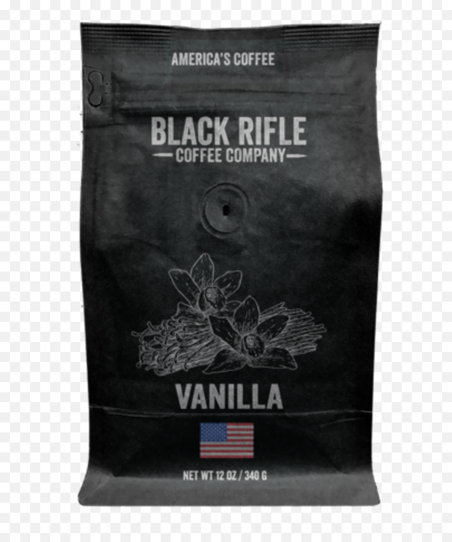 Black Rifle Coffee Vanilla Ground - Packaging And Labeling Emoji,Black Rifle Coffee Logo