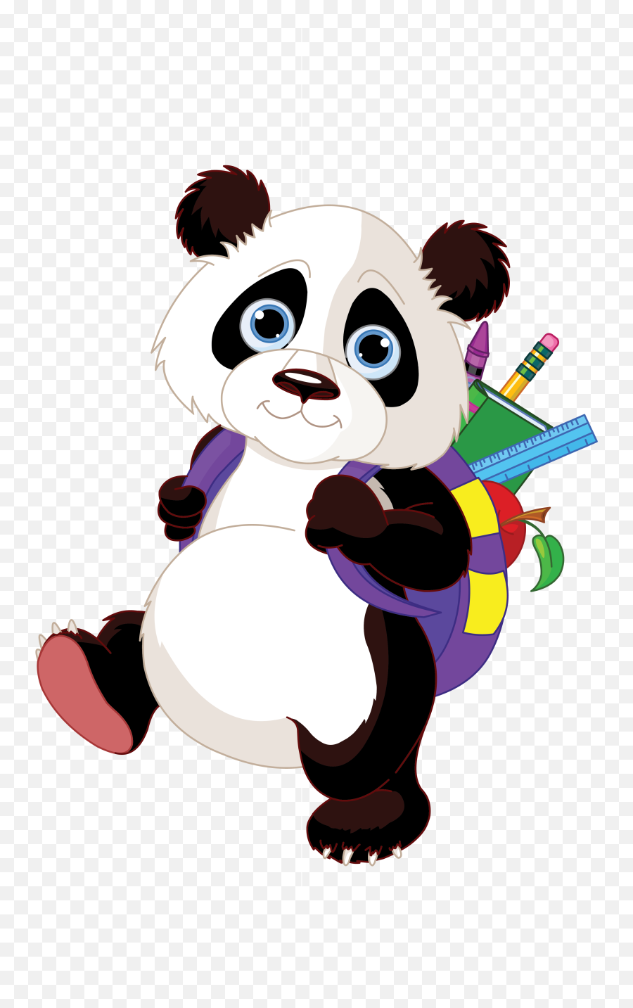 Transparent Background Panda Clipart Transparent Cartoon Emoji,School Clipart Transparent Background
