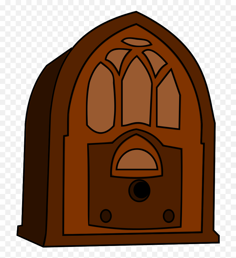 Old Time Radio - Old Radio Clipart Emoji,Time Clipart