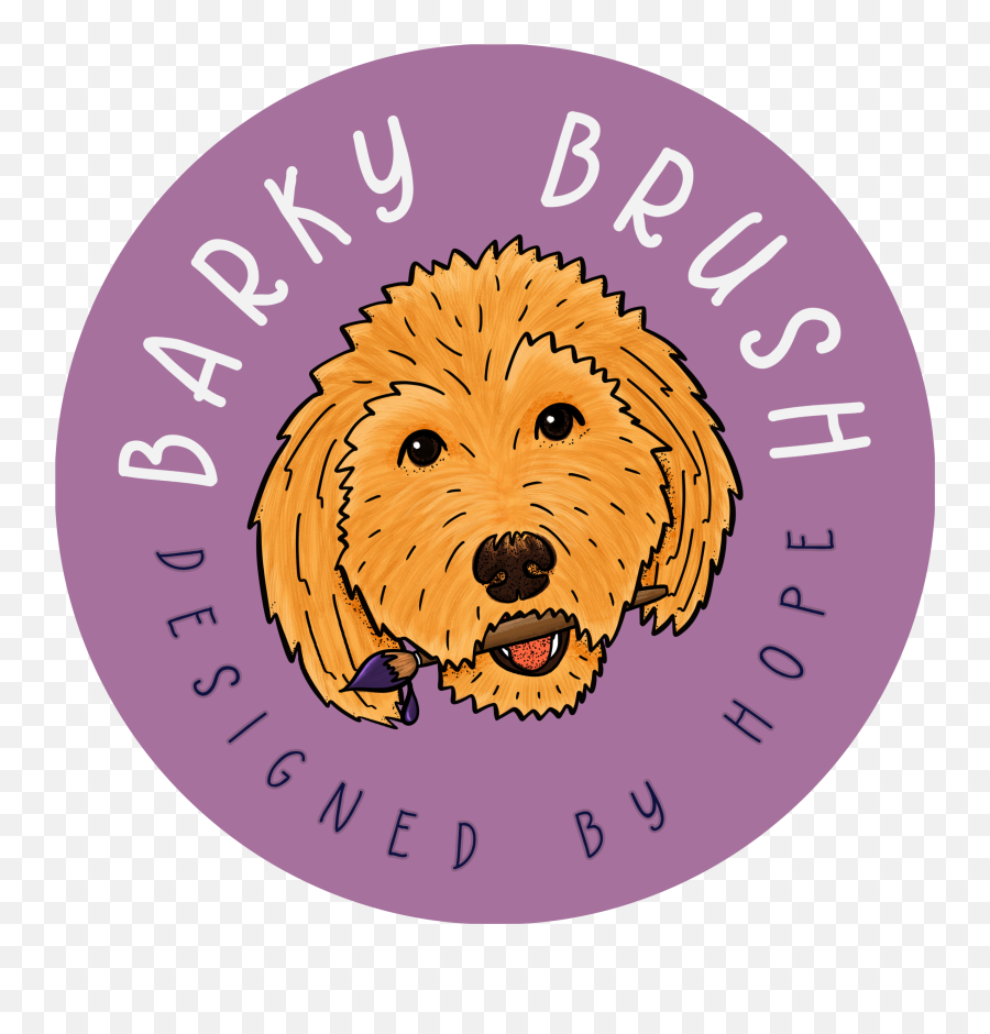 Home Barky Brush By Hope Maier Emoji,Brush Logo