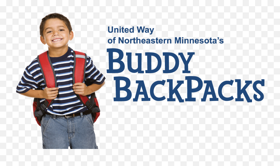Buddy Backpacks United Way Of Northeastern Minnesota Emoji,Backpack Logo
