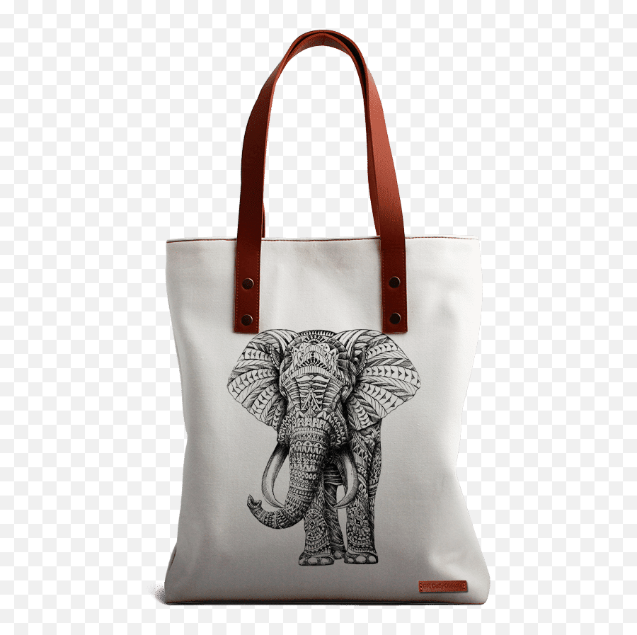 Dailyobjects Ornate Elephant Tote Bag Buy At Dailyobjects Emoji,Ornate Png
