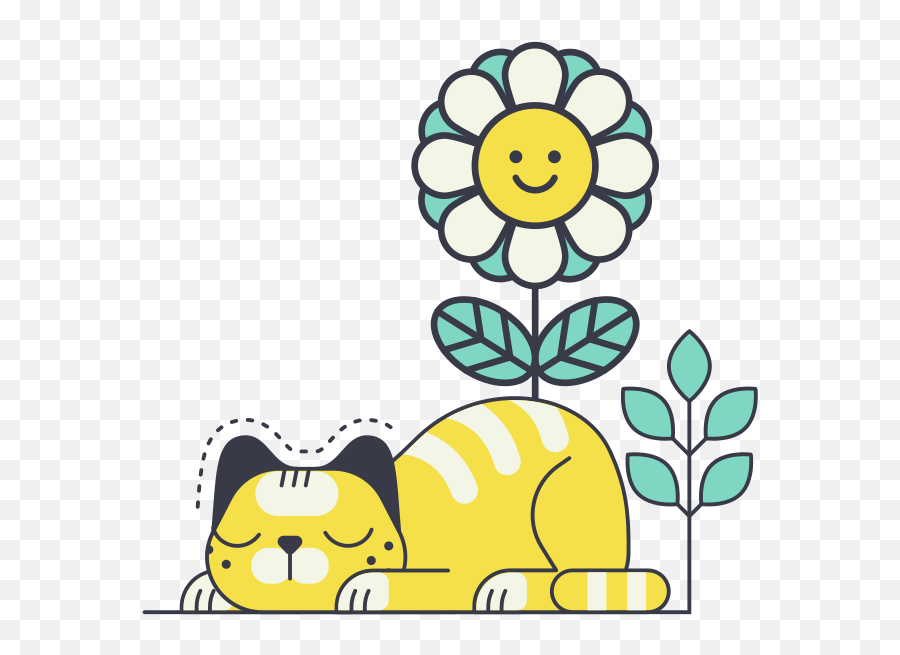 Cat Sleeping Clipart Illustrations U0026 Images In Png And Svg Emoji,Sleeping Cat Clipart