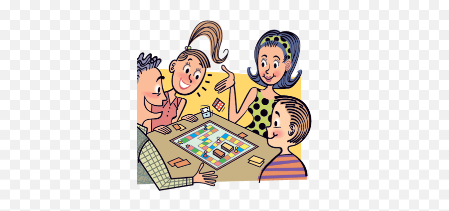 Family - Family Playing Games Clipart Emoji,Games Clipart