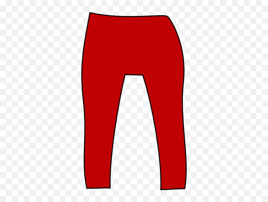 Red Pants Clip Art At Clker - Red Pants Clipart Emoji,Pants Clipart