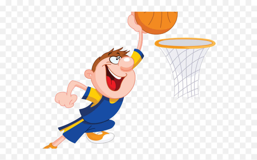 Basketball Team Clipart Child - Png Download Full Size Emoji,Basketball Goal Clipart
