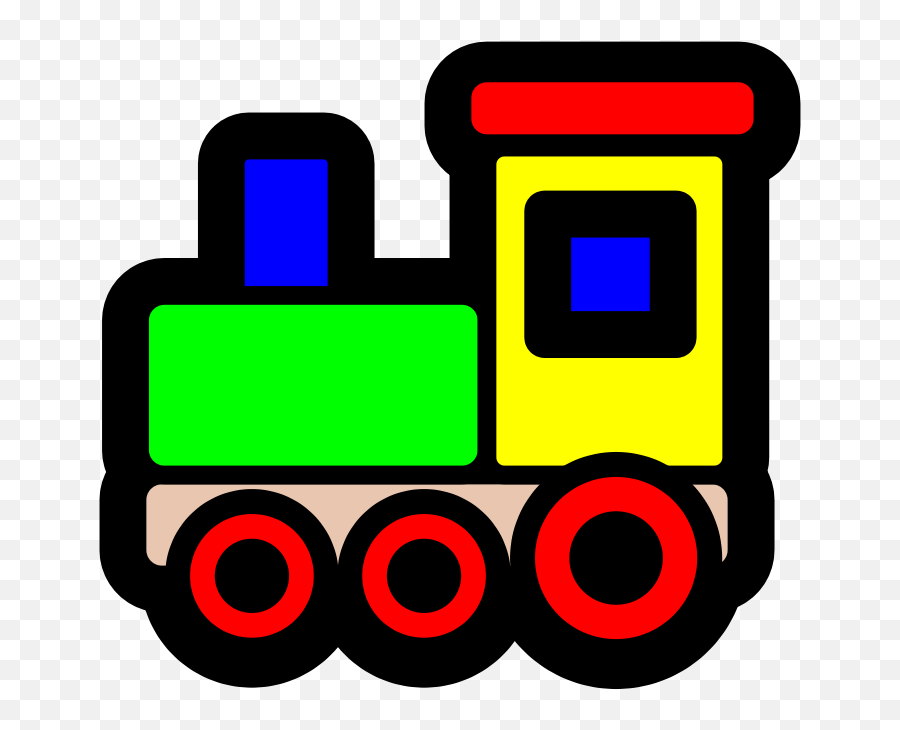 Train Clip Art Rail Clipart Clipartbold - Cute Toy Train Clipart Emoji,Train Clipart