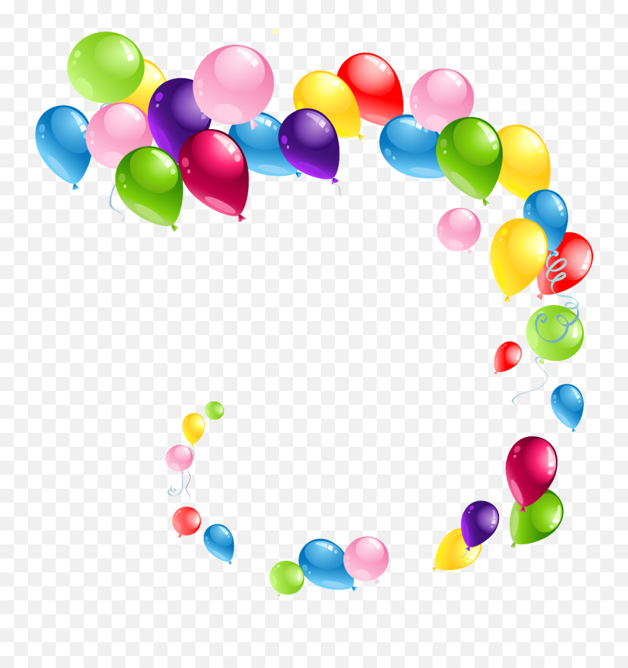 Free Balloon Png Transparent Background - Kids Birthday Background Png Emoji,Png Background