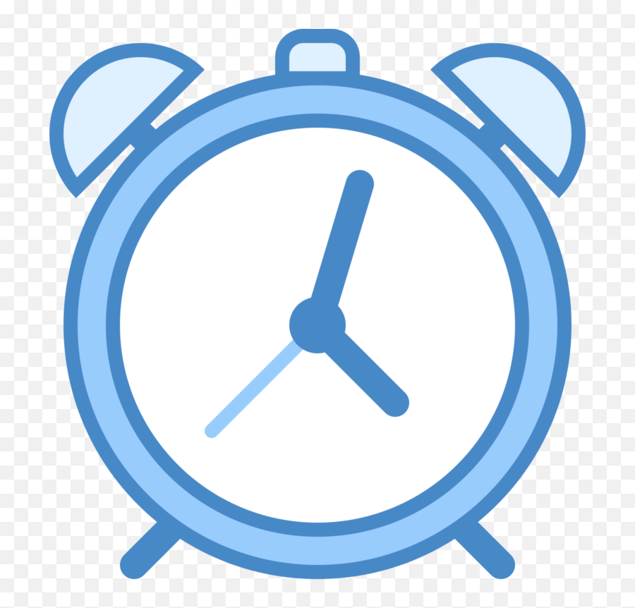Clock Clipart Blue Clock Blue Transparent Free For Download - Clipart Blue Alarm Clock Emoji,Blue Clipart