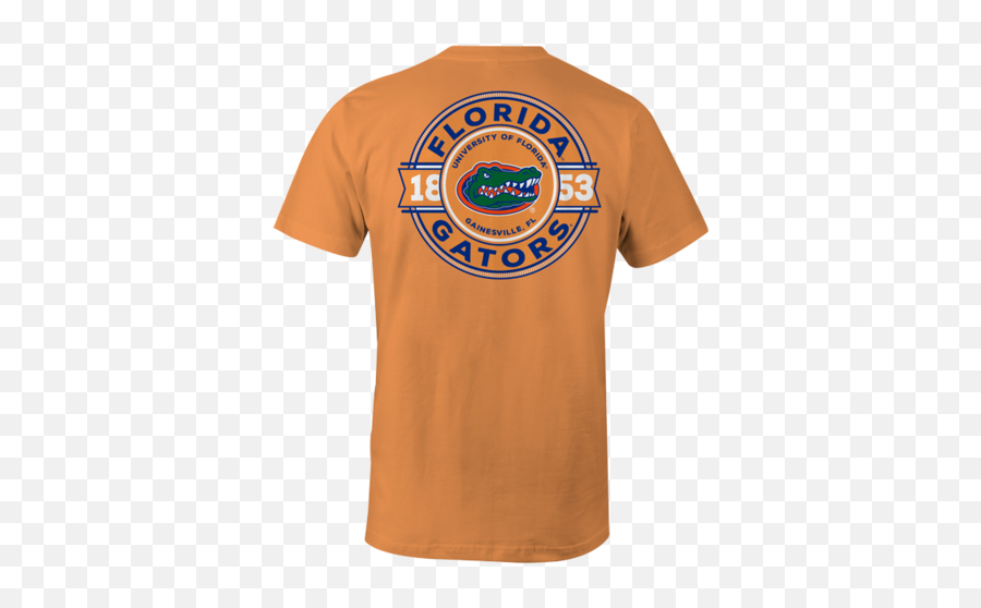 Ncaa Florida Gators Orange Comfort Colors 1853 T - Shirt Florida Gators Printables Emoji,Florida Gator Logo