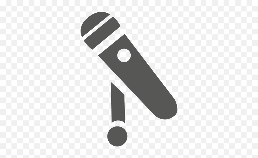 Flat Microphone Icon - Transparent Background Microphone Icon Transparent Emoji,Microphone Transparent