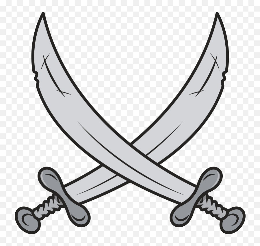Pirate Swords Png Clipart - Pirate Swords Png Emoji,Sword Png