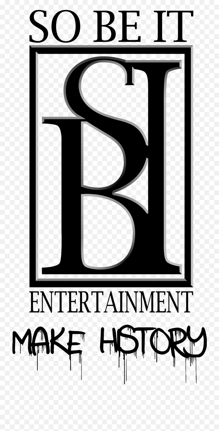 Men Tee W Black Bandit Logo U2014 So Be It Entertainment Emoji,Bandit Logo
