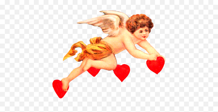Valentine Clipart Free Valentines - Cupido Vintage Png Emoji,Cupid Png