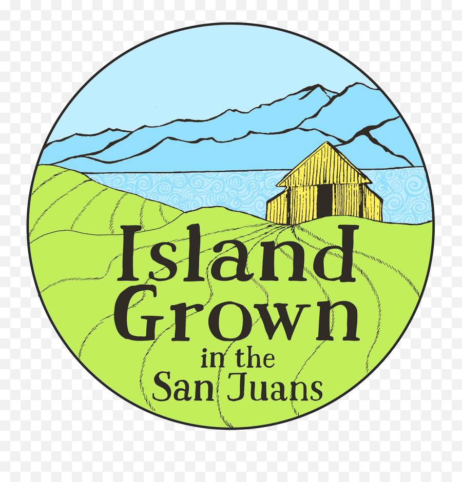 Island Grown In The San Juans - Island Grown In The San Juans Language Emoji,Island Transparent
