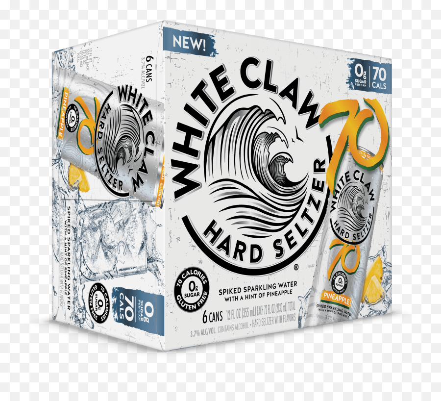 White Claw 70 - White Claw Clementine 6 Pack Emoji,White Claw Png