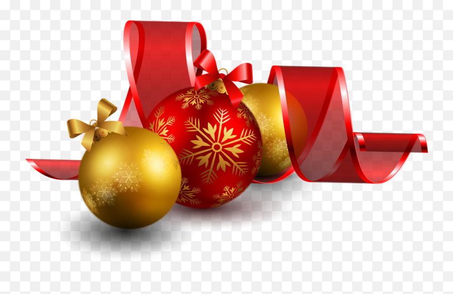 Happy New Year Png Photos - Christmas Red And Gold Png Emoji,New Year Png