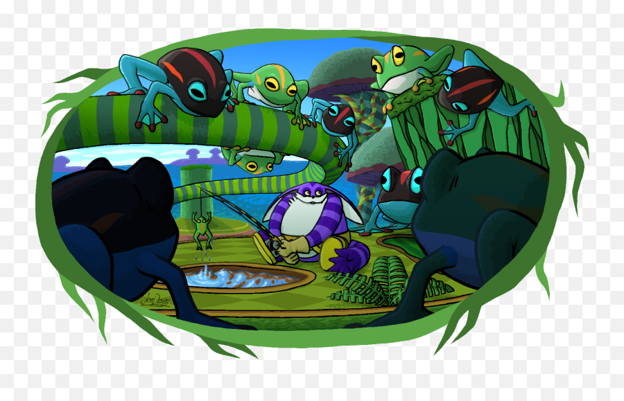 Joe Davies - Sonic The Hedgehog Big In Frog Forest Sonic Frog Forest Art Emoji,Sonic Heroes Logo