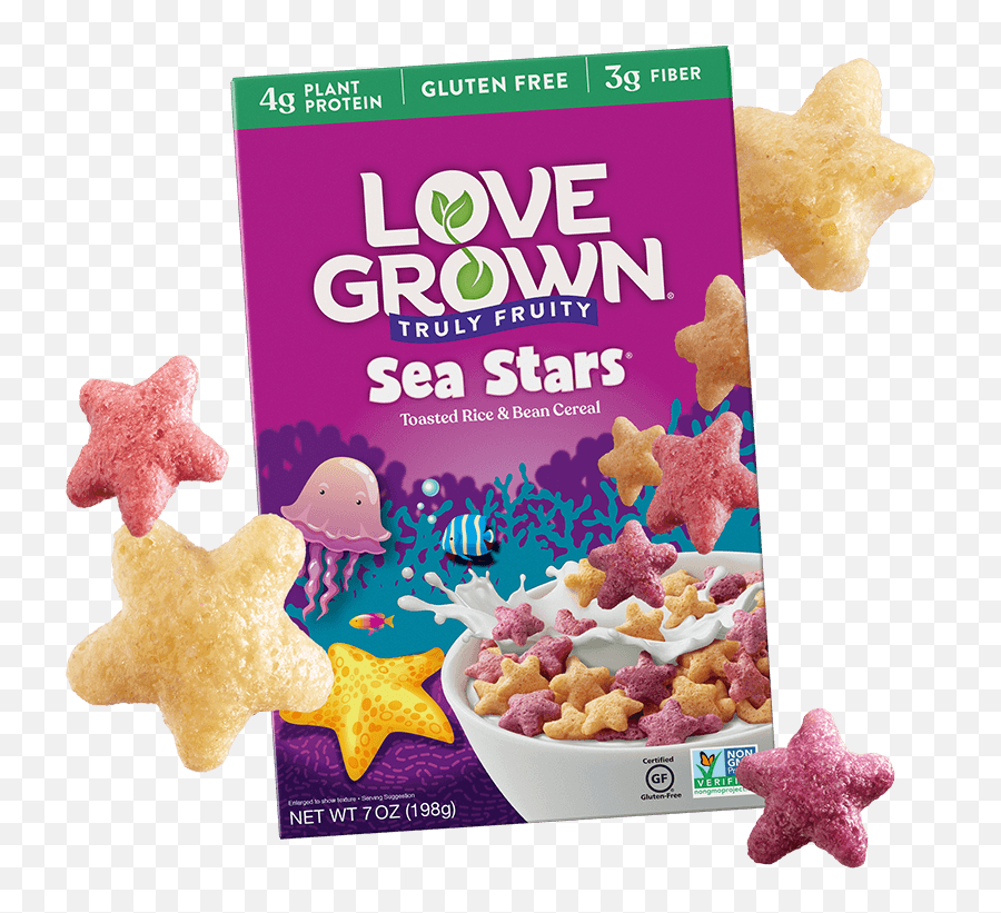 Love Grown Home - Love Grown Sea Stars Cereal Emoji,Cereal Png