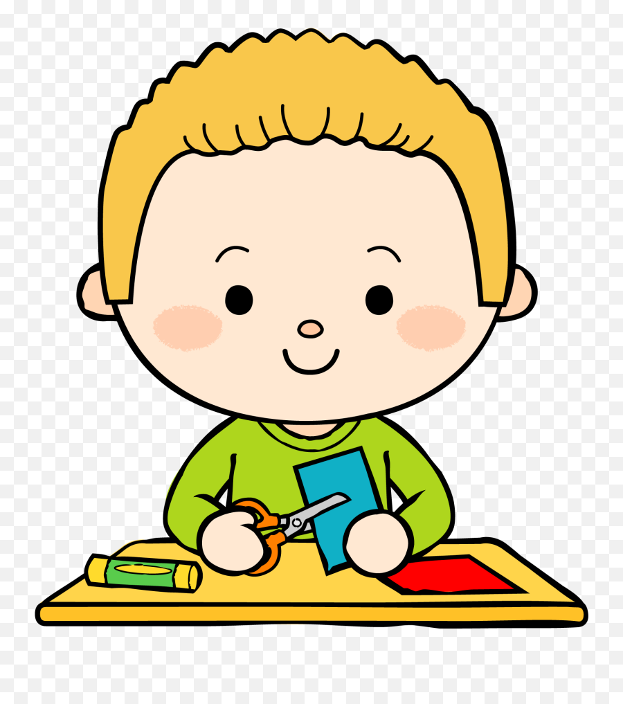 Kindergarten Kid Cartoon Clipart - School Emoji,Welcome To Kindergarten Clipart