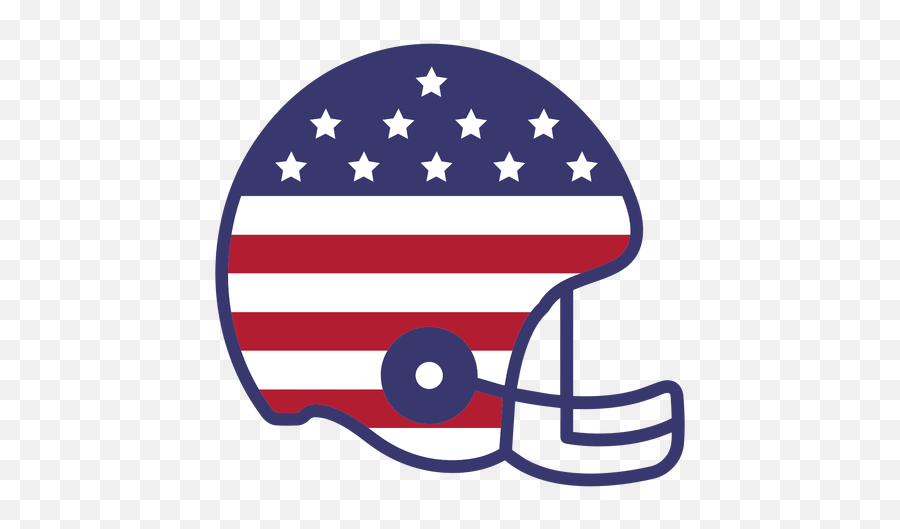 Football Helmet Usa Flag Flat - Football Helmet Emoji,Usa Flagge Clipart