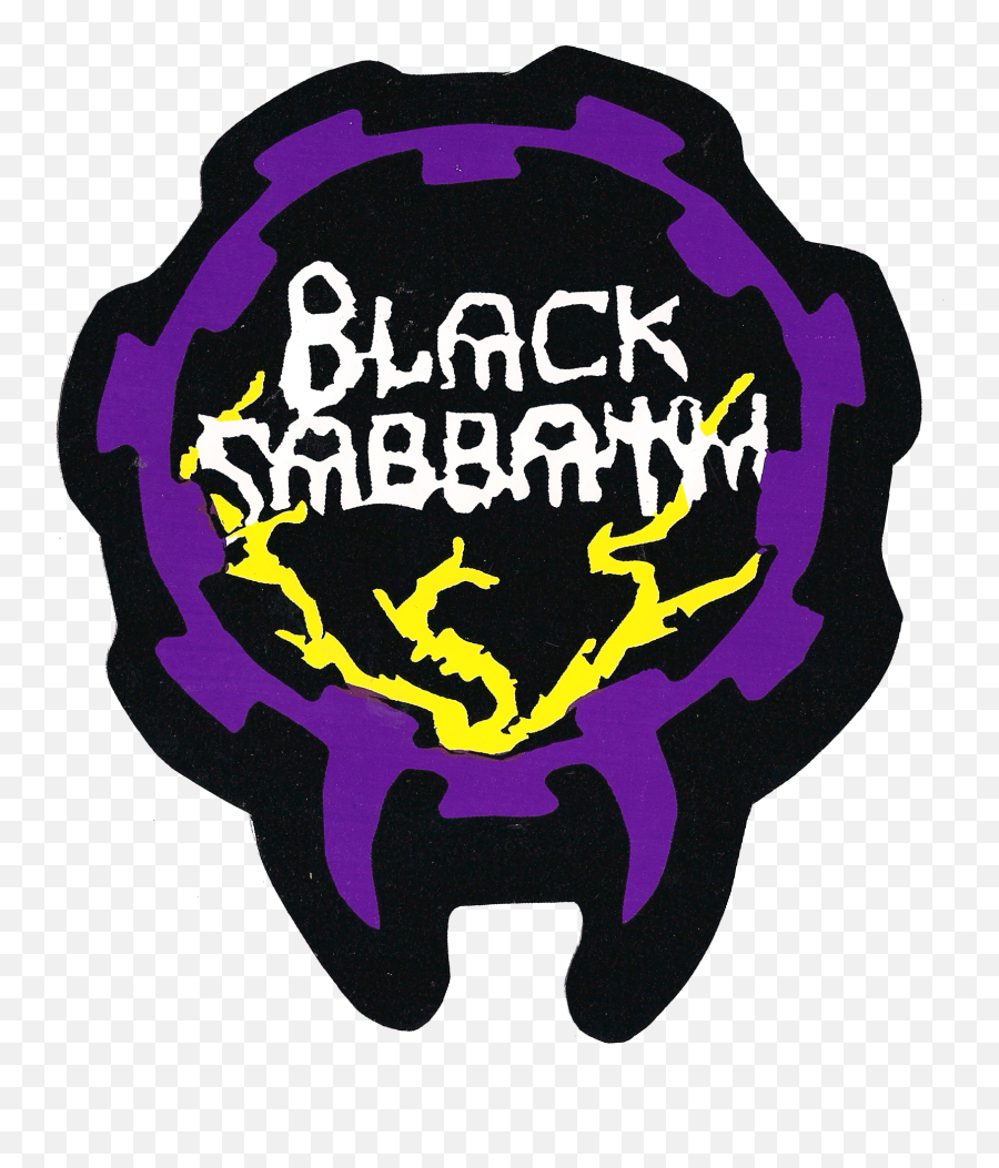 Download 80s Ozzy Logo Sticker 2002 - Dot Emoji,Black Sabbath Logo