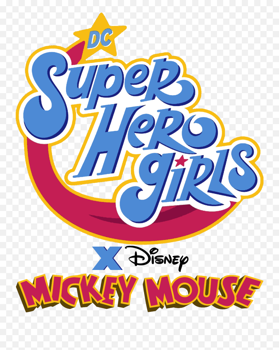 Dc Super Hero Girls X Disney Mickey - Dc Superhero Girls Mickey Mouse Emoji,Mickey Mouse Logo