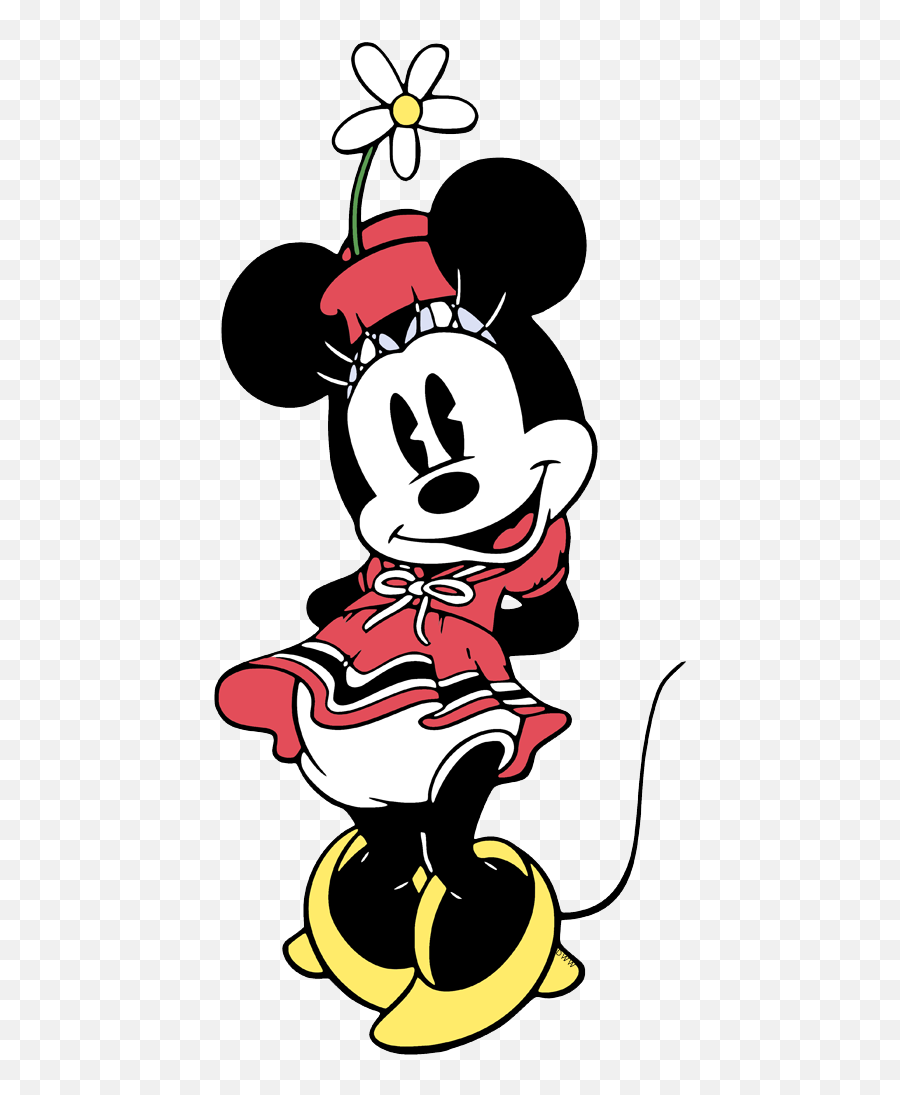 Minnie Mouse With Hat Shop Clothing U0026 Shoes Online - Classic Minnie Mouse Vector Emoji,Minnie Ears Clipart