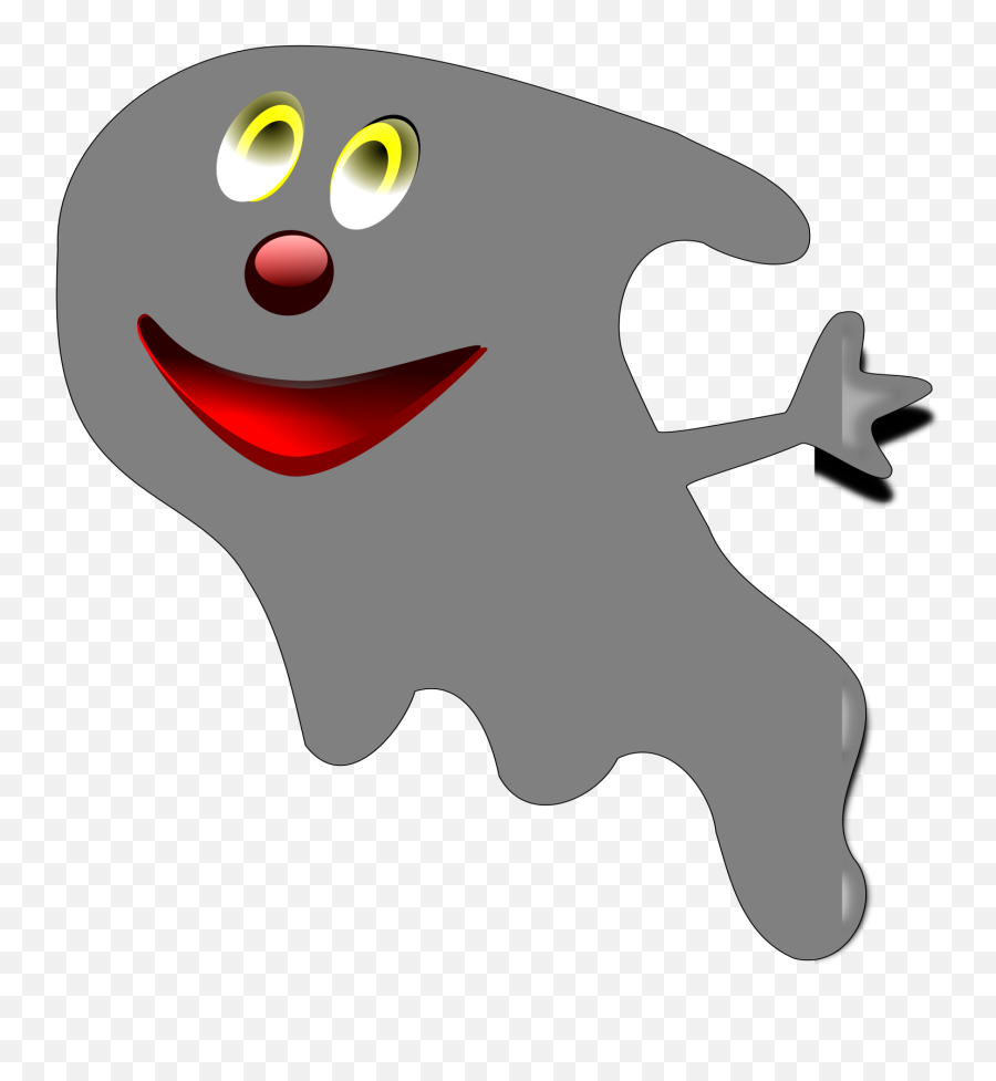 Cartoonish Ghost Svg Vector Cartoonish Ghost Clip Art - Svg Emoji,Ghost Clipart Png