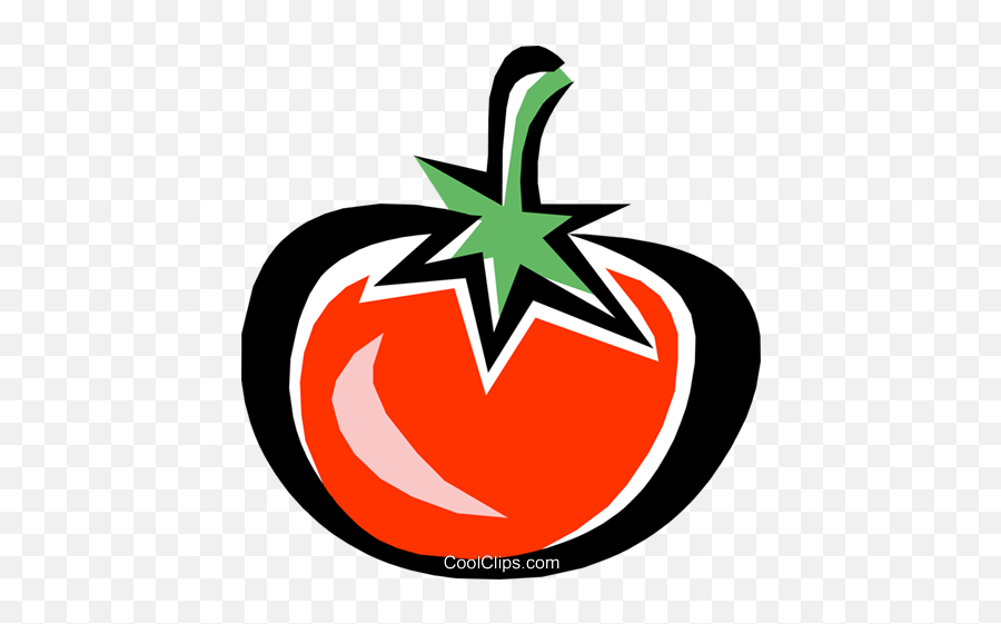 Tomato Royalty Free Vector Clip Art Illustration - Food0721 Parque Nacional Da Chapada Dos Veadeiros Emoji,Tomato Clipart