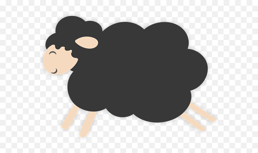 Lullaby White Sheep Baa Baa Black Sheep U2014 Wall Sticker Emoji,Black Sheep Clipart