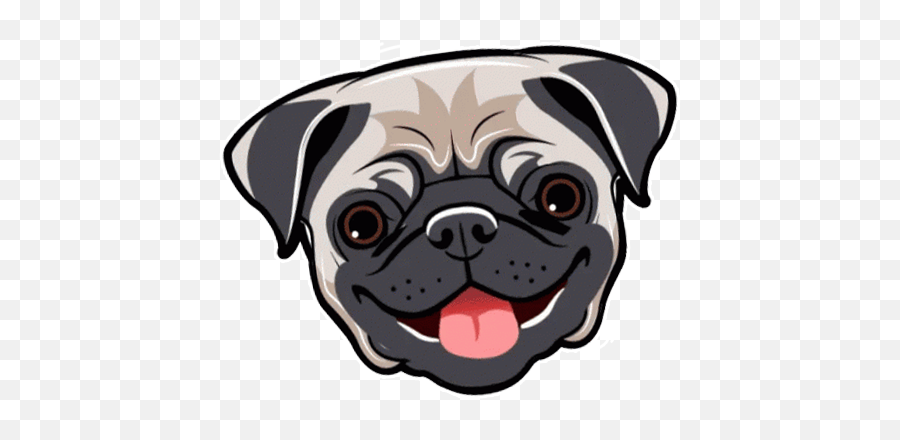 Animated Sticker For Ios U0026 Android Giphy Emoji,Pug Face Png