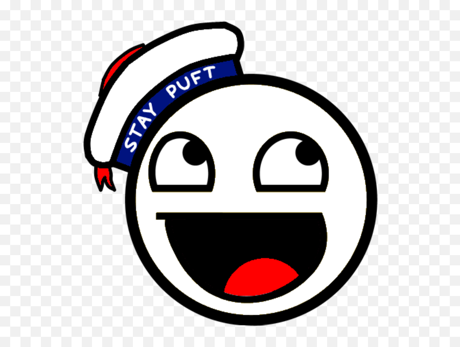 Download Hd Stay Puft Smiley Awesome Face Epic Smiley Know Emoji,Awesome Face Transparent