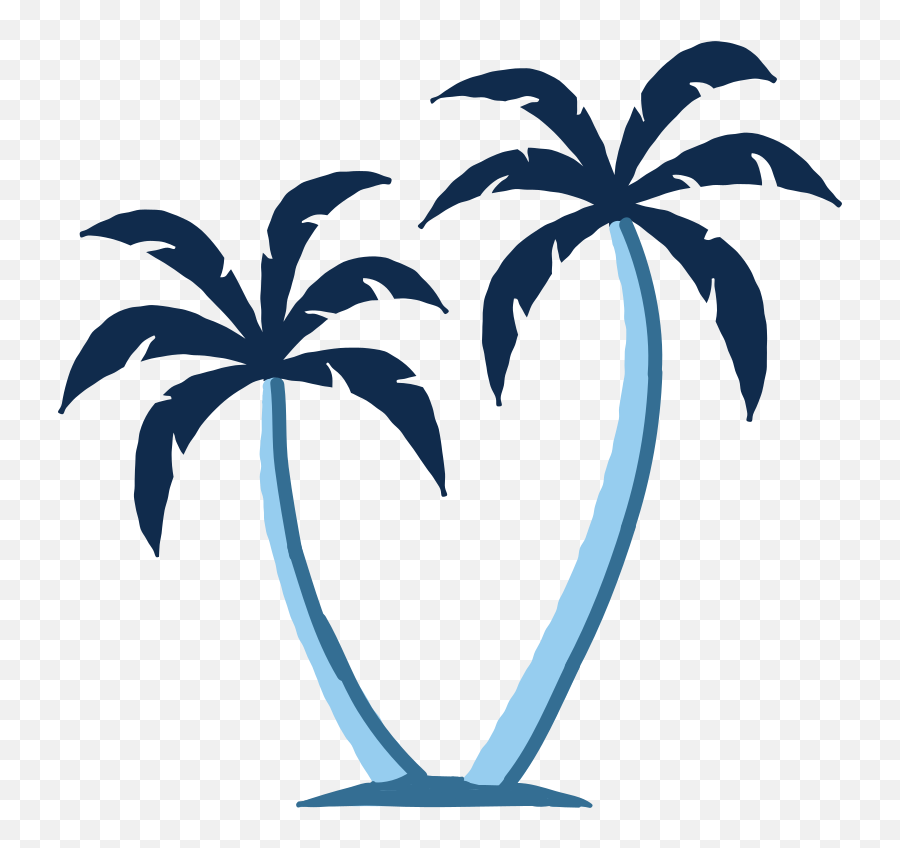 Palm Tree Clipart Illustrations U0026 Images In Png And Svg Emoji,Christmas Palm Tree Clipart