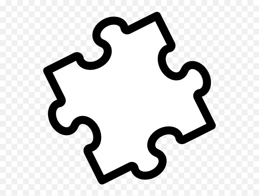 Puzzle Piece Template - Printable Blank Puzzle Piece Template Emoji,Puzzle Piece Clipart