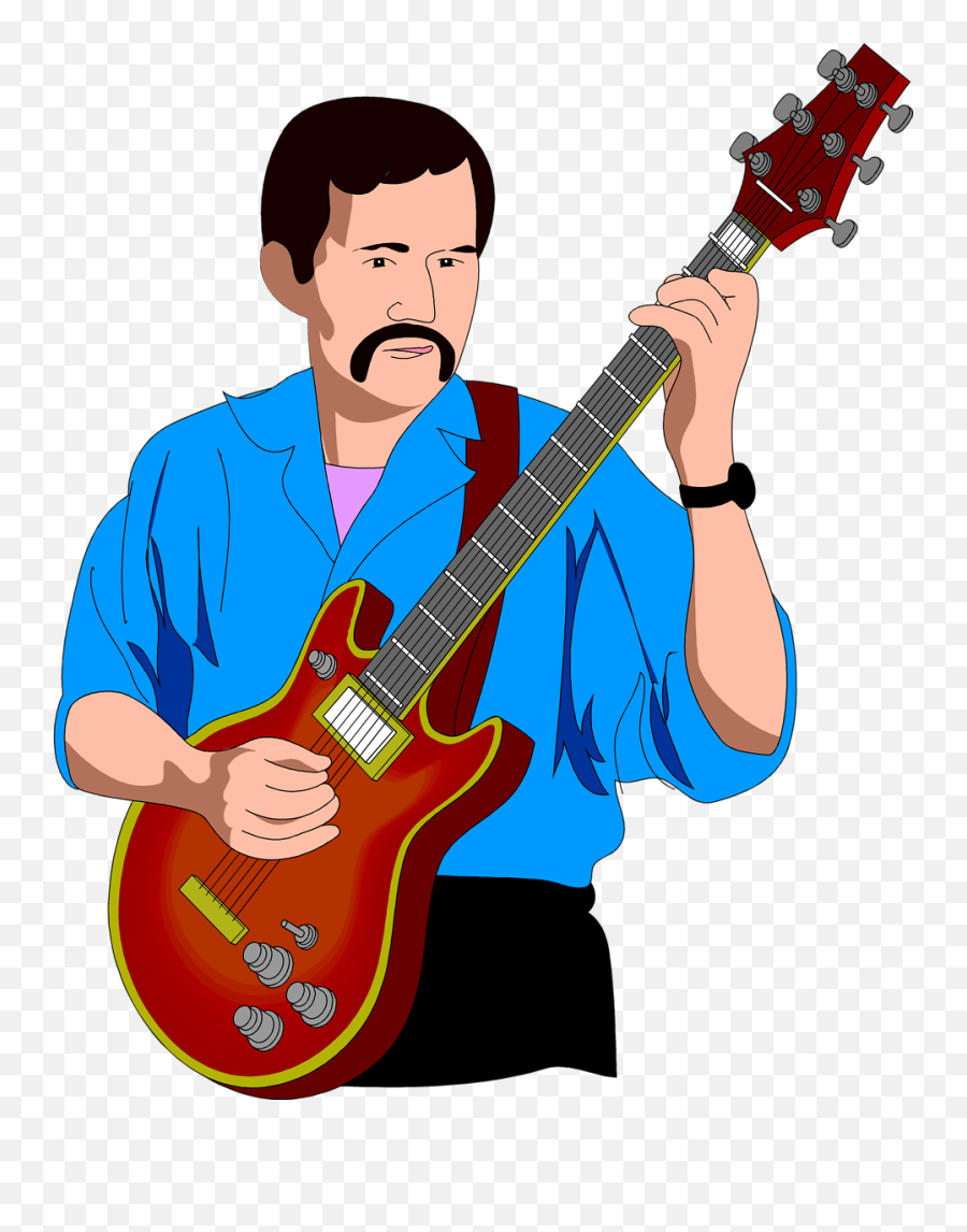 Playing Guitar Clipart Free Clipart - Clipart Playing Guitar Emoji,Guitar Clipart