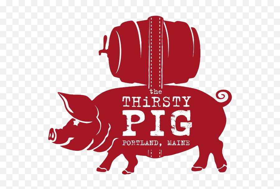 The Thirsty Pig Emoji,Pig Logo