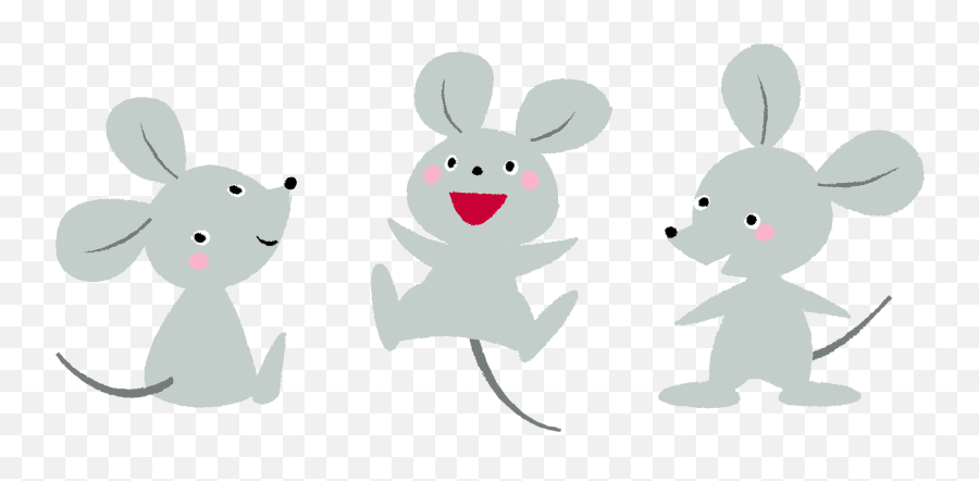 Three Mice Clipart - Clipart Pictures Of Mice Emoji,Mouse Clipart