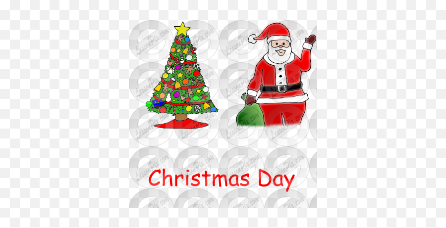 Christmas Day Picture For Classroom Therapy Use - Great Santa Claus Emoji,Picture Day Clipart