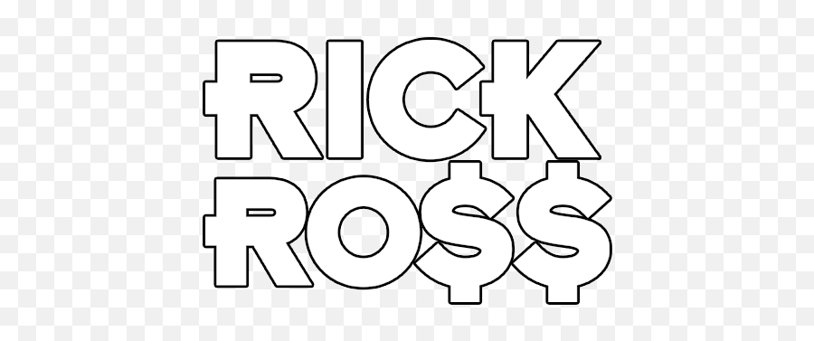 Rick Ross Logo - Dot Emoji,Ross Logo