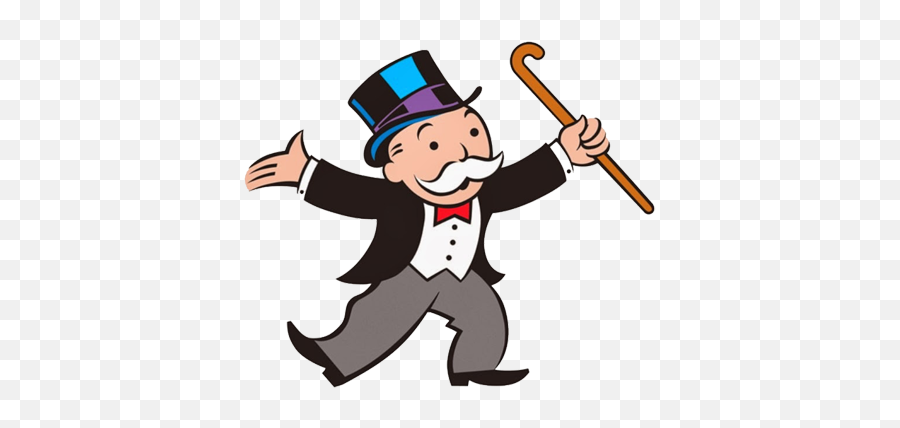 Mr Monopoly Man Transparent Background - Monopoly Man Png Emoji,Man Transparent Background