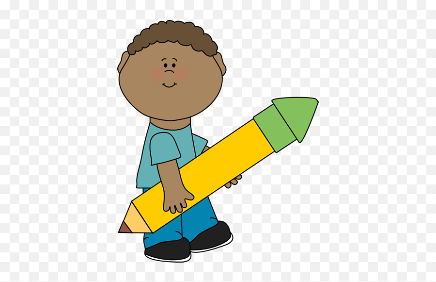 Pencil Clip Art - Kid Pencil Clipart Emoji,Pencil Clipart