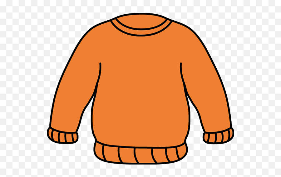 Orange Sweater Clip Art - Orange Sweater Clipart Emoji,Orange Clipart