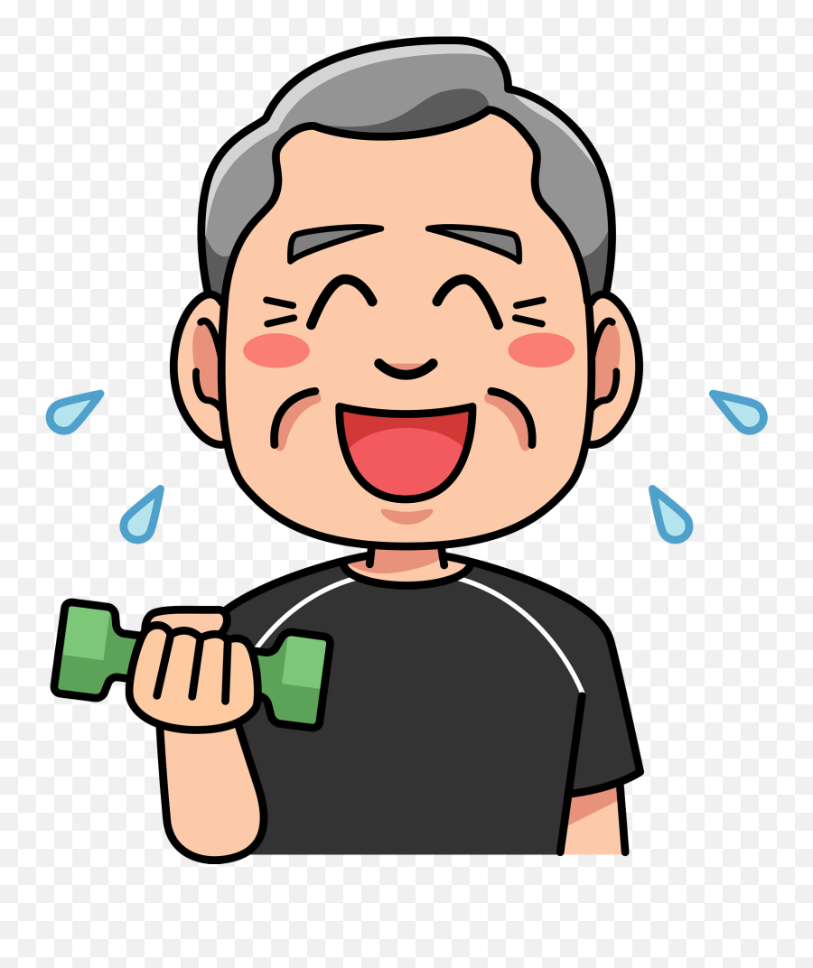 Doing Physical Training Clipart - Grandfather Png Emoji,Training Clipart