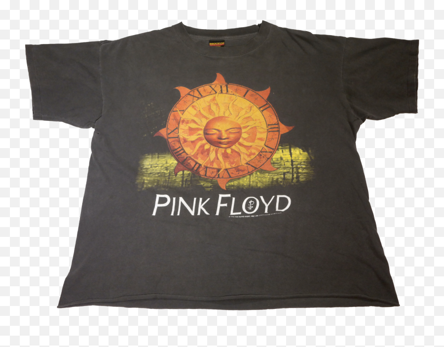 Pink Floyd Sun Clockl - Vintage Tee Pink Floyd North American Tour 1994 Emoji,Pink Floyd Logo
