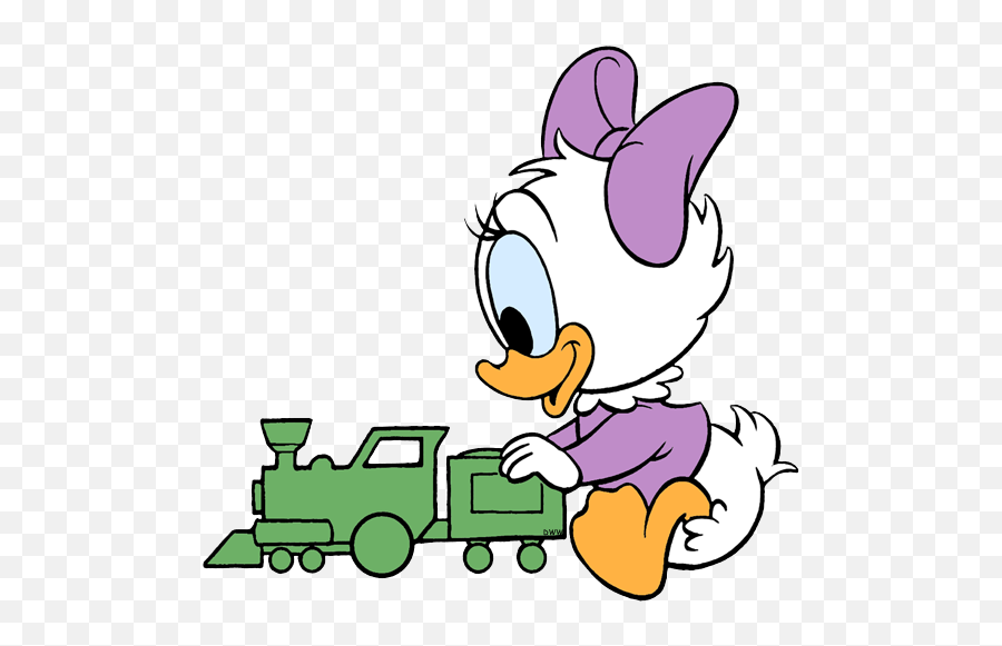 Disney Babies Clip Art - Baby Daisy Duck Emoji,Clipart - Baby