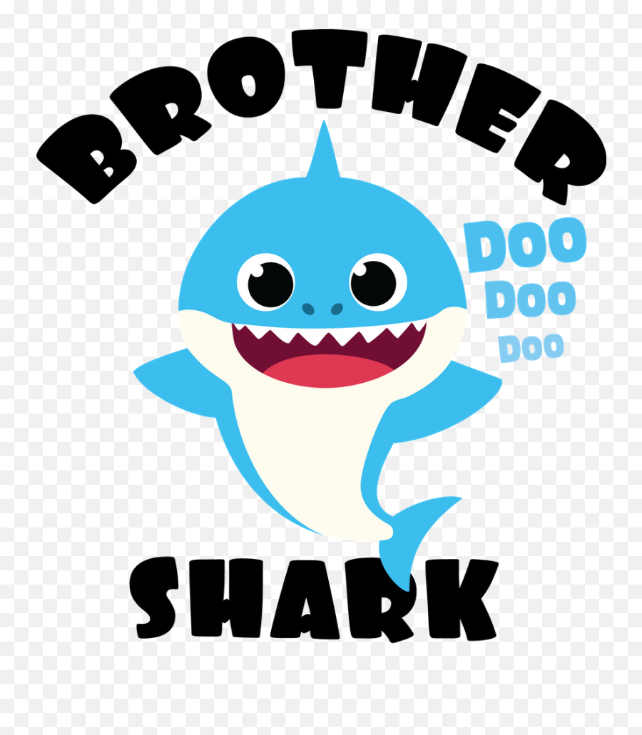 Cute Baby Shark Matching Family Art - Grandma Shark Emoji,Baby Shark Logo