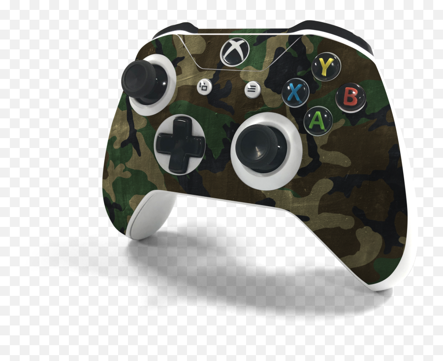 Xbox One S Controller Woodland Camo Decal Kit - Video Games Emoji,Camo Png