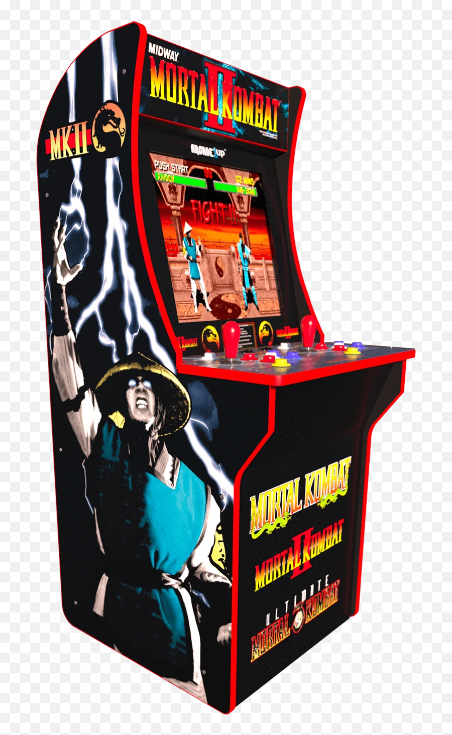 Mortal Kombat Arcade Cabinet - Mk 1up Arcade Emoji,Mortal Kombat 3 Logo